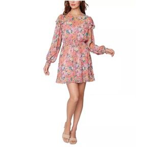 Lost‎ + Wander Floral Mini Dress Size Small
